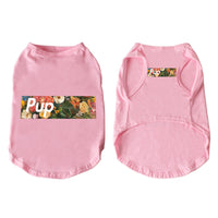 HKM-7078717 Stylish Cotton Vest for Large Dogs - Floral & Love Prints, Multiple Sizes Available