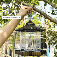 HKM-7079101 Suspended Outdoor Bird Feeder Made of Durable PP and PET