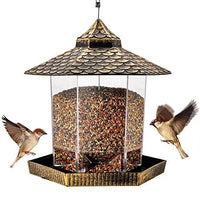 HKM-7079101 Suspended Outdoor Bird Feeder Made of Durable PP and PET