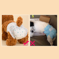 HKM-7079485 Pet Diaper Pants for Dogs - Sterile Paper, XXS to XL, 10 Pieces Per Pack