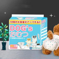 HKM-7079485 Pet Diaper Pants for Dogs - Sterile Paper, XXS to XL, 10 Pieces Per Pack