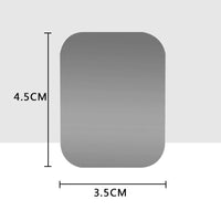 HKM-708051 Magnetic Metal Plate for Car Phone Holder - Square Accessory (4.5 x 3.5 cm) - 5 Pieces