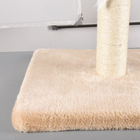 HKM-7082173 Sisal Cat Climbing Frame with Wood Base for Medium and Small Cats