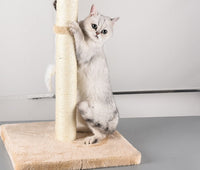 HKM-7082173 Sisal Cat Climbing Frame with Wood Base for Medium and Small Cats