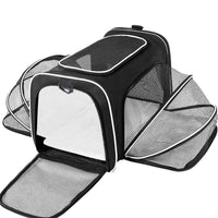 HKM-7082557 Large Capacity Portable Cat Bag – Medium Soft 600D Cation, Solid Color, Holds Up to 15 Jin