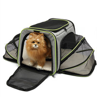 HKM-7082557 Large Capacity Portable Cat Bag – Medium Soft 600D Cation, Solid Color, Holds Up to 15 Jin