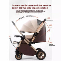 HKM-708371 Lightweight Folding Baby Stroller with Easy Maneuverability and Comfortable Design