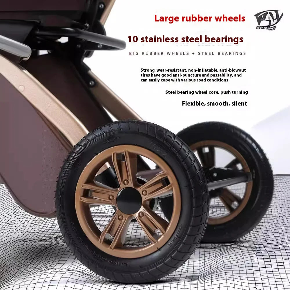 HKM-708371 Lightweight Folding Baby Stroller with Easy Maneuverability and Comfortable Design