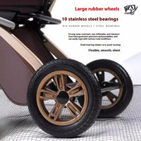 HKM-708371 Lightweight Folding Baby Stroller with Easy Maneuverability and Comfortable Design