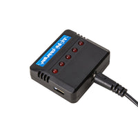 HKM-708371 Smart USB Charger for 3.7V Lithium Batteries - 5-Port Charging Hub
