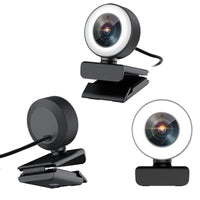 HKM-708499 1080P HD Beauty Fill Light Camera with Built-in Microphone