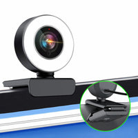 HKM-708499 1080P HD Beauty Fill Light Camera with Built-in Microphone