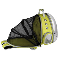 HKM-7085117 Breathable Transparent Cat Travel Backpack with Expansion for Pets Up to 12 kg