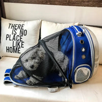 HKM-7085117 Breathable Transparent Cat Travel Backpack with Expansion for Pets Up to 12 kg