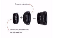 HKM-708563 12-in-1 Smartphone Photography Lens Kit with Tripod and Monopod