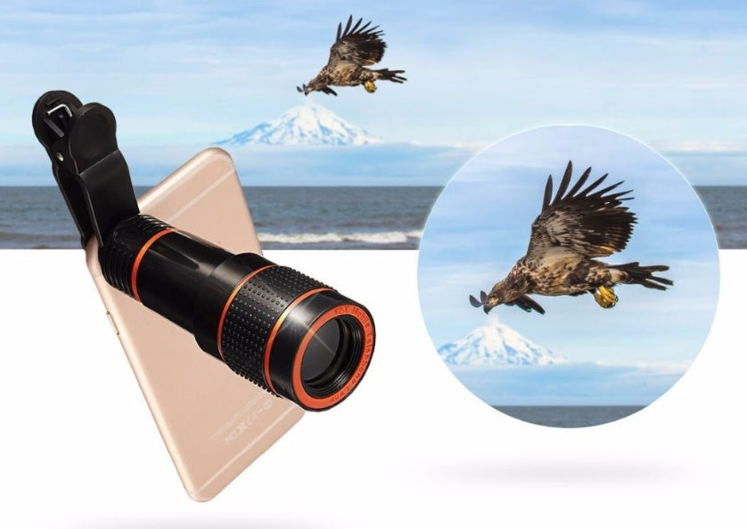 HKM-708563 12-in-1 Smartphone Photography Lens Kit with Tripod and Monopod