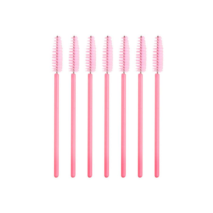 HKM-708563 Dual-Use Disposable Spiral Eyelash and Eyebrow Brush with Adjustable Head
