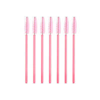 HKM-708563 Dual-Use Disposable Spiral Eyelash and Eyebrow Brush with Adjustable Head