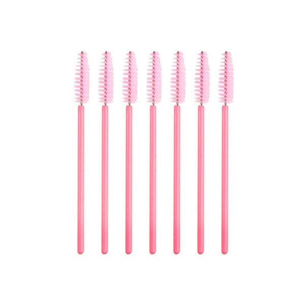 HKM-708563 Dual-Use Disposable Spiral Eyelash and Eyebrow Brush with Adjustable Head