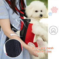HKM-7086141 Pet Front Carrier Sling Bag for Dogs and Cats - Breathable Portable Backpack with Cross Shoulder Strap
