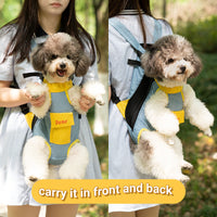 HKM-7086141 Pet Front Carrier Sling Bag for Dogs and Cats - Breathable Portable Backpack with Cross Shoulder Strap