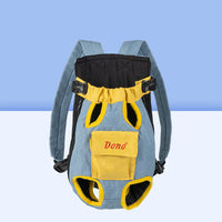 HKM-7086141 Pet Front Carrier Sling Bag for Dogs and Cats - Breathable Portable Backpack with Cross Shoulder Strap