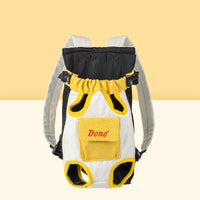 HKM-7086141 Pet Front Carrier Sling Bag for Dogs and Cats - Breathable Portable Backpack with Cross Shoulder Strap