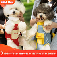 HKM-7086141 Pet Front Carrier Sling Bag for Dogs and Cats - Breathable Portable Backpack with Cross Shoulder Strap