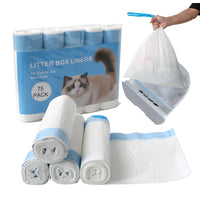 HKM-708627 Durable Tear-Resistant Cat Litter Box Liners for Easy Cleanup, Eco-Friendly Design