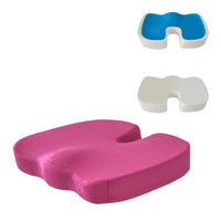 HKM-708691 Orthopedic Gel Seat Cushion with Memory Foam for Tailbone Pain Relief and Non-Slip Design