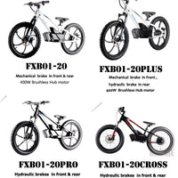 HKM-708755 20-Inch Electric Balance Bike with Lithium Battery, 36V 600W Motor, Hydraulic Disc Brake, 3 Speed Modes