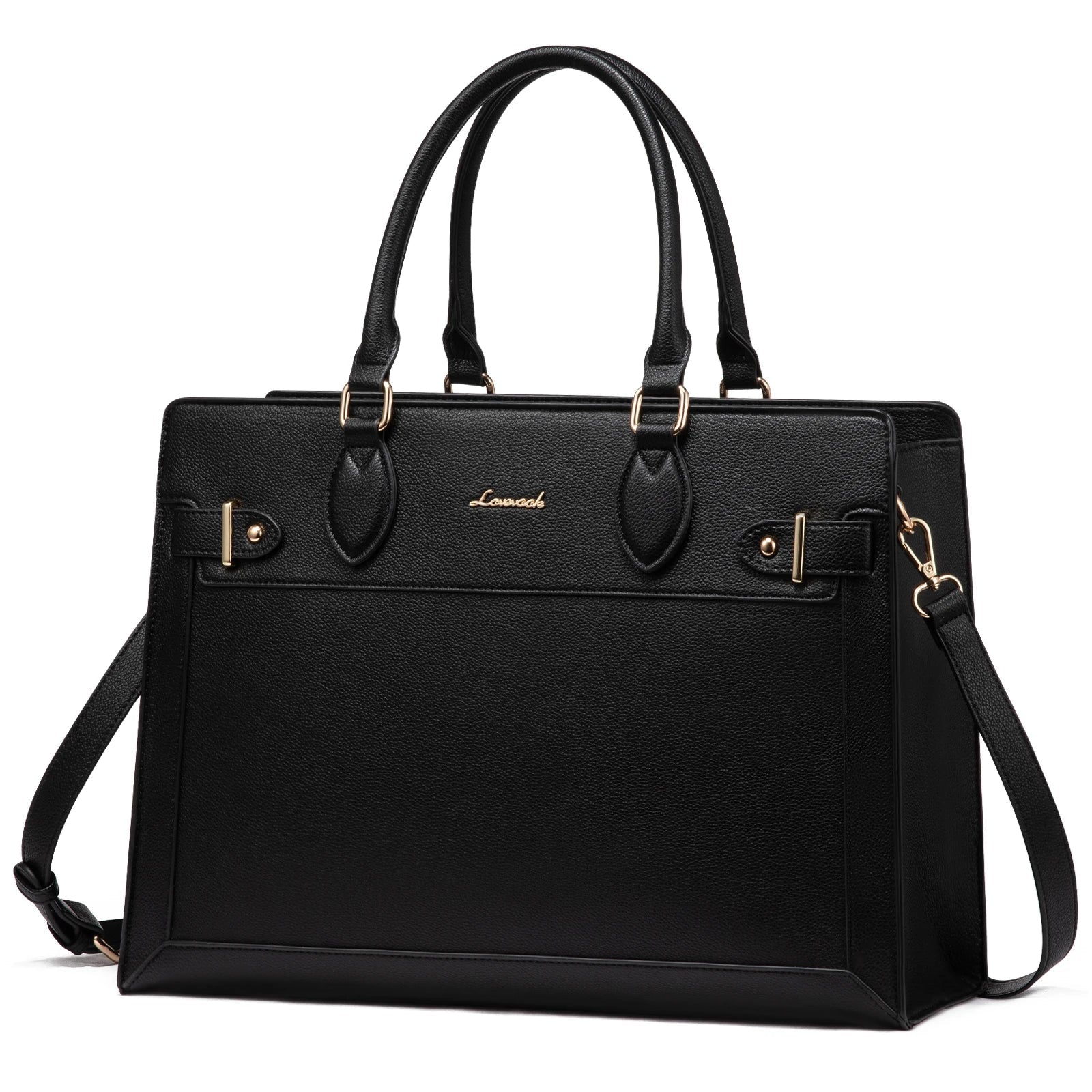 HKM-708883 Stylish Women's Briefcase for Office and Travel - Fits 15.6 to 17-Inch Laptops
