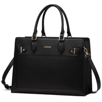 HKM-708883 Stylish Women's Briefcase for Office and Travel - Fits 15.6 to 17-Inch Laptops
