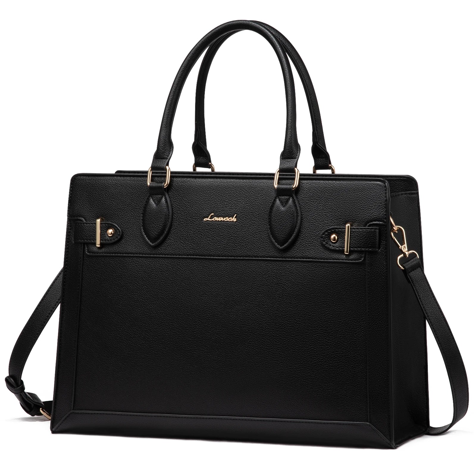 HKM-708883 Stylish Women's Briefcase for Office and Travel - Fits 15.6 to 17-Inch Laptops