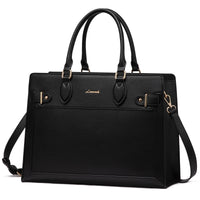 HKM-708883 Stylish Women's Briefcase for Office and Travel - Fits 15.6 to 17-Inch Laptops