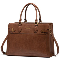 HKM-708883 Stylish Women's Briefcase for Office and Travel - Fits 15.6 to 17-Inch Laptops