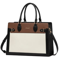 HKM-708883 Stylish Women's Briefcase for Office and Travel - Fits 15.6 to 17-Inch Laptops