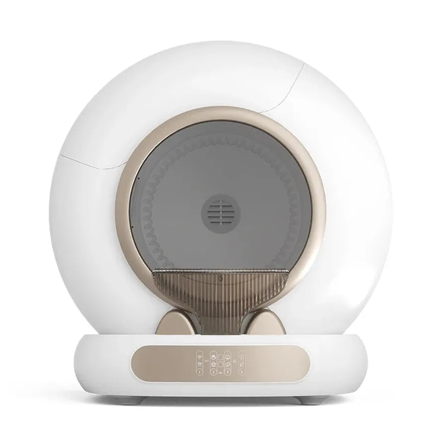 HKM-708947 Automatic Self-Cleaning Cat Litter Box with 65L Capacity and Smart WiFi Features for Multiple Cats