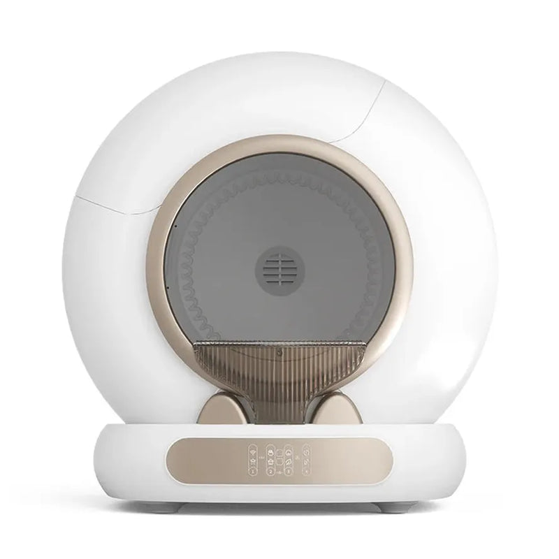 HKM-708947 Automatic Self-Cleaning Cat Litter Box with 65L Capacity and Smart WiFi Features for Multiple Cats