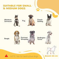 HKM-7090109 Extra Wide Freestanding Pet Gate for Dogs and Cats, Adjustable Length Barrier for Doorways and Hallways, Natural Pine Wood and Steel Design