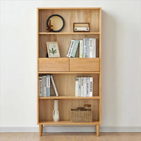 HKM-709203 Modern Wooden Bookcase for Home, Office, School, and Workshop Shelving