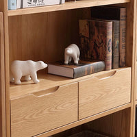HKM-709203 Modern Wooden Bookcase for Home, Office, School, and Workshop Shelving