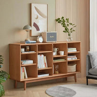 HKM-709203 Modern Wooden Bookcase for Home, Office, School, and Workshop Shelving
