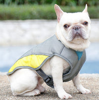 HKM-7092797 Breathable Cooling Vest for Dogs - Heat-Resistant, Moisture-Absorbing Fabric, Reflective Strips, Adjustable Fit