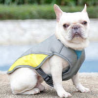 HKM-7092797 Breathable Cooling Vest for Dogs - Heat-Resistant, Moisture-Absorbing Fabric, Reflective Strips, Adjustable Fit