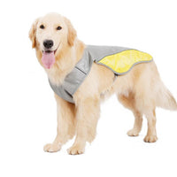 HKM-7092797 Breathable Cooling Vest for Dogs - Heat-Resistant, Moisture-Absorbing Fabric, Reflective Strips, Adjustable Fit