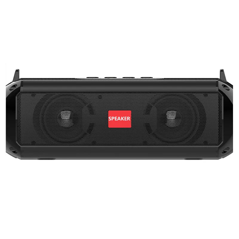 HKM-709331 Portable 2-in-1 Wireless Bass Speakers with RGB LED Light and Bluetooth Connectivity