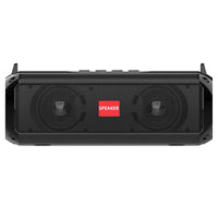 HKM-709331 Portable 2-in-1 Wireless Bass Speakers with RGB LED Light and Bluetooth Connectivity