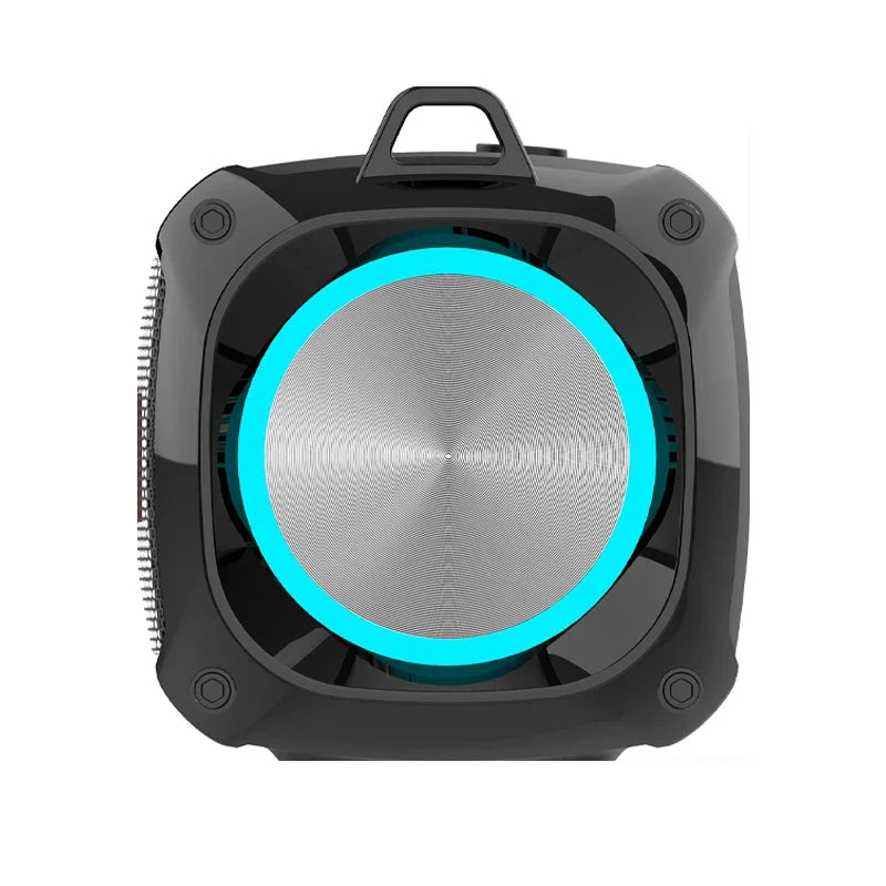 HKM-709331 Portable 2-in-1 Wireless Bass Speakers with RGB LED Light and Bluetooth Connectivity
