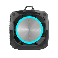 HKM-709331 Portable 2-in-1 Wireless Bass Speakers with RGB LED Light and Bluetooth Connectivity